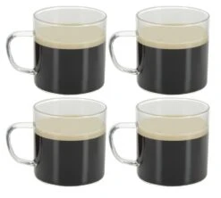 Tasses - OGO Living - Tasses Et Sous Verres - En Verre 25cl X4