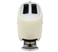 Grille-pain TSF01CREU 2 Tranches Crème - SMEG -Café De Qualité toast cotcreme