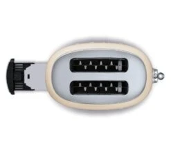 Grille-pain TSF01CREU 2 Tranches Crème - SMEG -Café De Qualité toast dessus creme