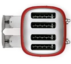 Toaster Smeg TSF03RDEU 4 Tranches Rouge -Café De Qualité toaster4t rge