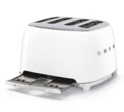 Toaster TSF03WHEU 4 Tranches Blanc - SMEG -Café De Qualité toaster4tr blc2