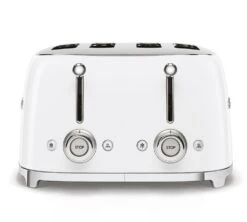 Toaster TSF03WHEU 4 Tranches Blanc - SMEG -Café De Qualité toaster4tr blc3