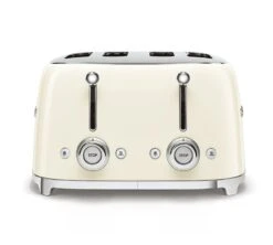 Grille-pain TSF03CREU 4 Tranches Crème - SMEG -Café De Qualité toaster4tr crem