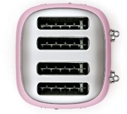 Grille-pain TSF03PKEU 4 Tranches Rose Vernis - SMEG -Café De Qualité toaster4tr rose6