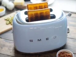 Grille-pain TSF01PBEU 2 Tranches Bleu Azur - SMEG -Café De Qualité toaster azur amb