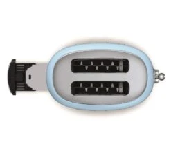 Grille-pain TSF01PBEU 2 Tranches Bleu Azur - SMEG -Café De Qualité toaster azur fentes
