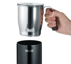 Mousseur à Lait électrique Noir MS702EU - Graef 5 Mousseur à Lait électrique Noir MS702EU - Graef -Café De Qualité verseuse mousseur graef noir